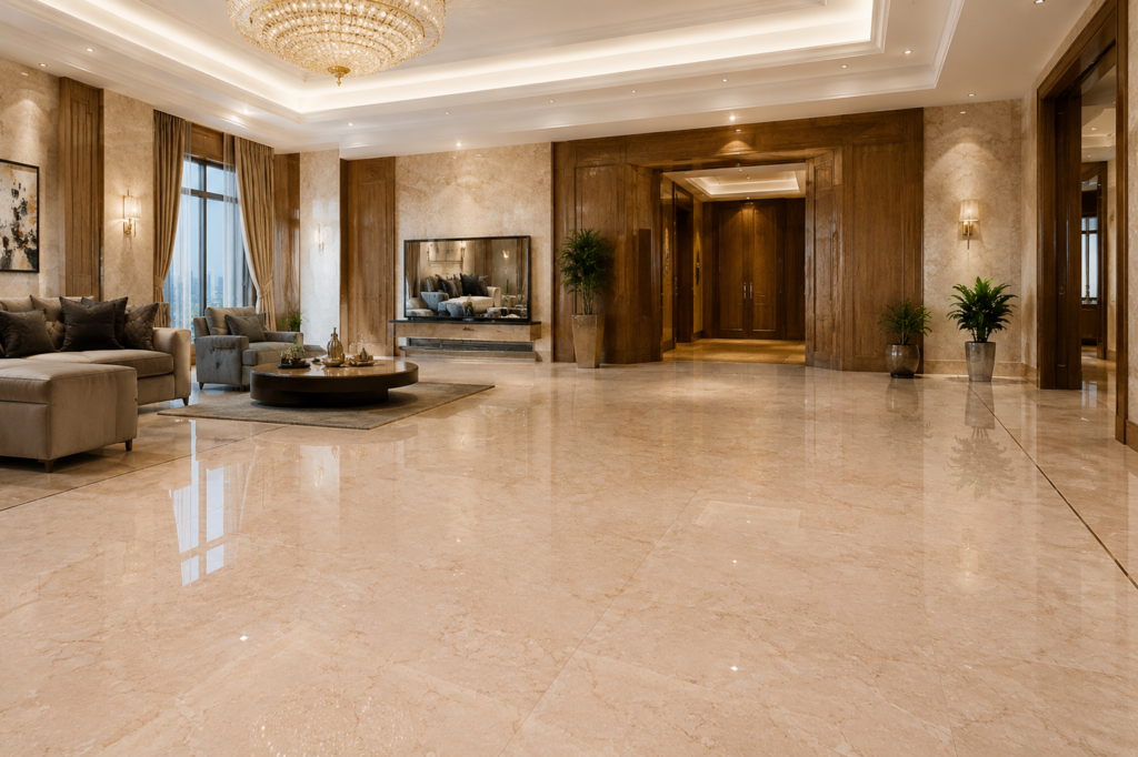 Marble and granite flooring by Beacon Capital