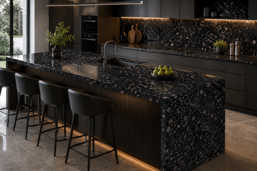 Black Aswan Egyptian granite